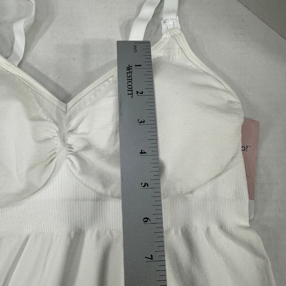 Bravado Basics Women's Size Large Slimming Maternity And Nursing Cami White New - Picture 11 of 14